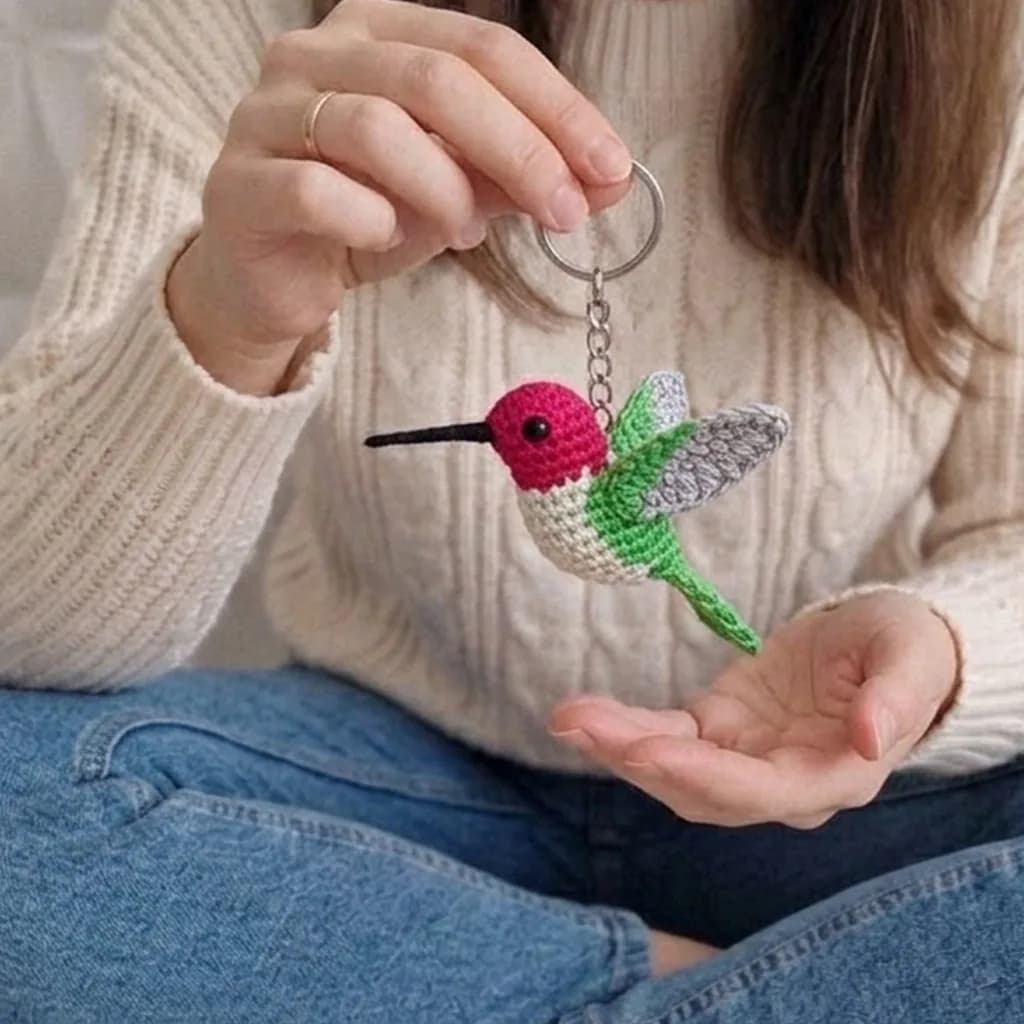 Ruby Hummingbird Amigurumi - PDF Pattern