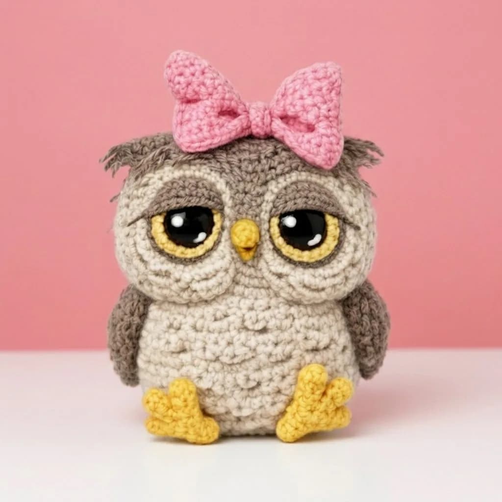 Luna the Sweet Little Owl - PDF Pattern
