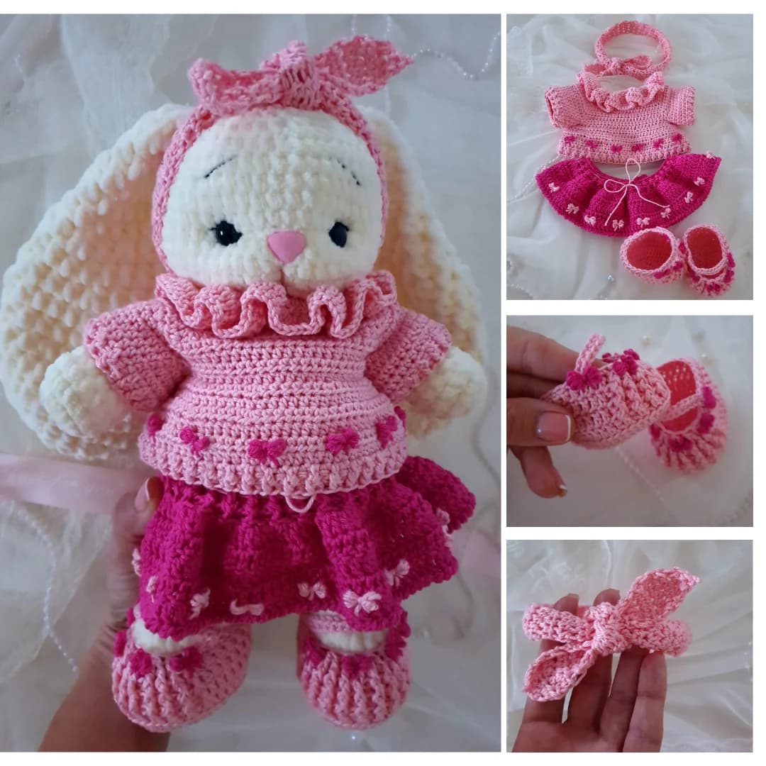 👚👗 Sweater & Skirt Outfit Crochet Pattern