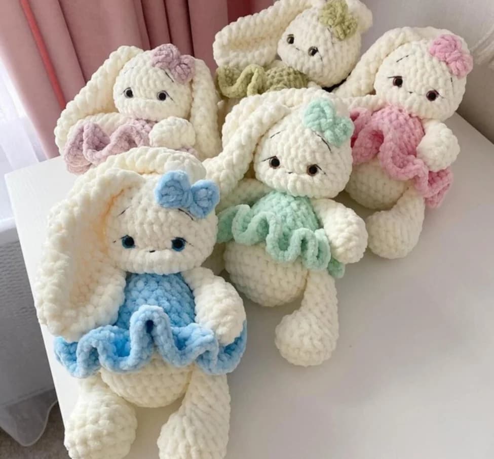 Mimi Bunny – Plush Crochet Toy — amigurumi bunny pattern