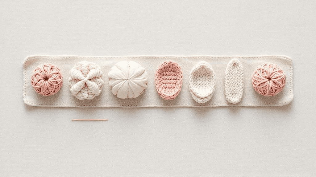 How to Crochet Amigurumi Ears, Wings and Other Flat Pieces
