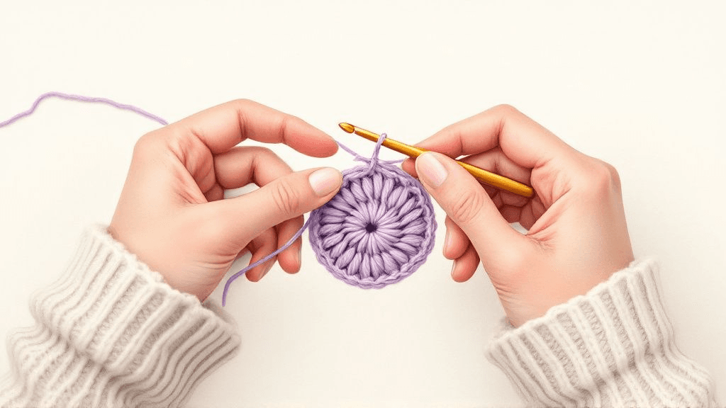 Crochet Tension: How to Hold Yarn for Even, Tight Stitches