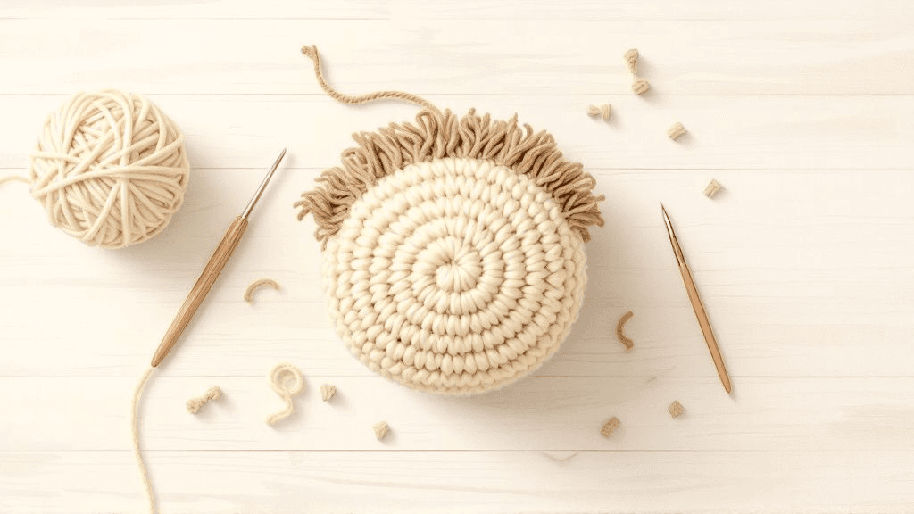 How to Make Amigurumi Hair: Fringe, Loops, Caps and Curls